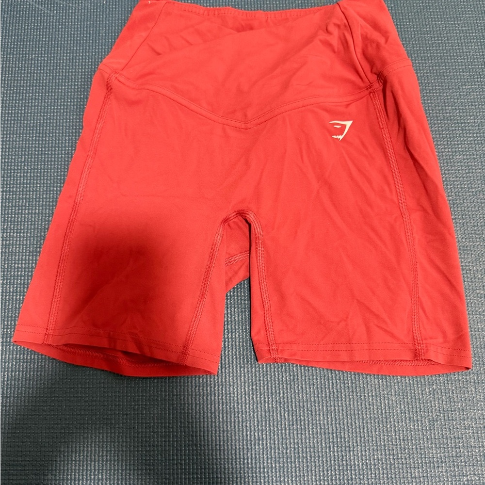 Gymshark Red Women's Bike Shorts